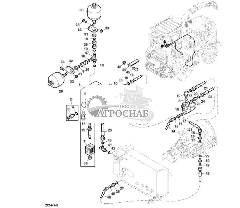 ACCUMULATOR (AHC) FOR IVLOC™ TRANSMISSION 